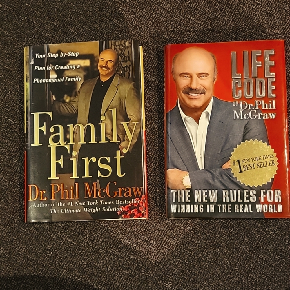 Set of 2 Dr. Phil books